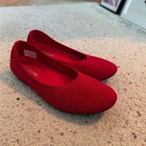 Dream Pairs Red Women's Flats